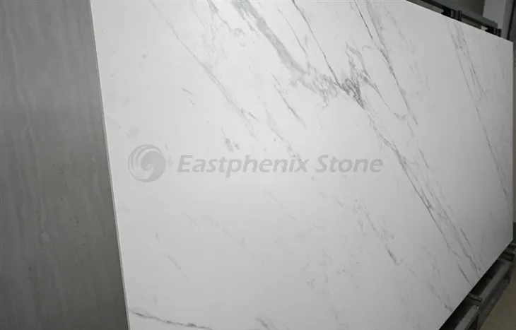 white porcelain paving slabs